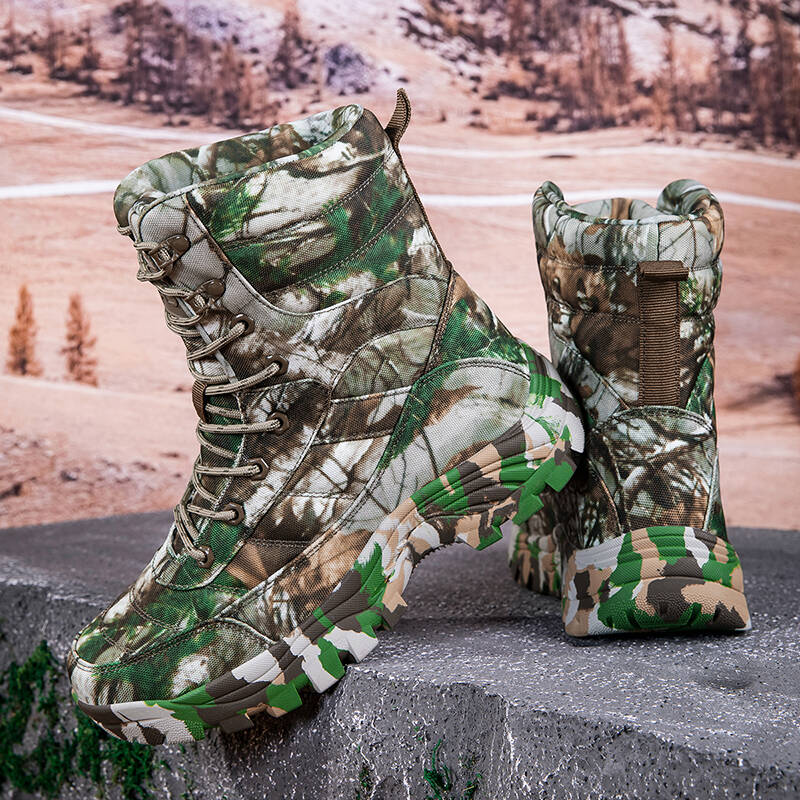 Hiking Boot Waterproof - アウトドアブーツ男性用さまざまな地形でのハイキングブーツ防水滑り止めハイキングブーツ耐摩耗性ジャングルトレッキングチャンキースニーカー