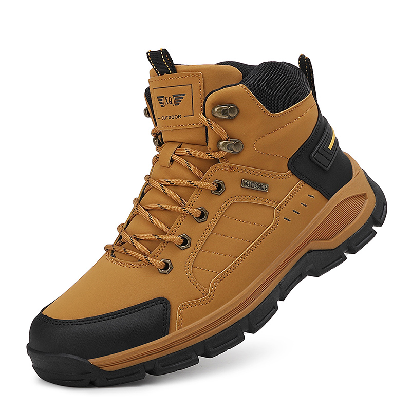 Hiking Boot Waterproof - 新しい秋のメンズブーツファッションアウトドアハイキングブーツ防水革メンズワークブーツノンスリップ男性砂漠アンクルブーツスニーカー