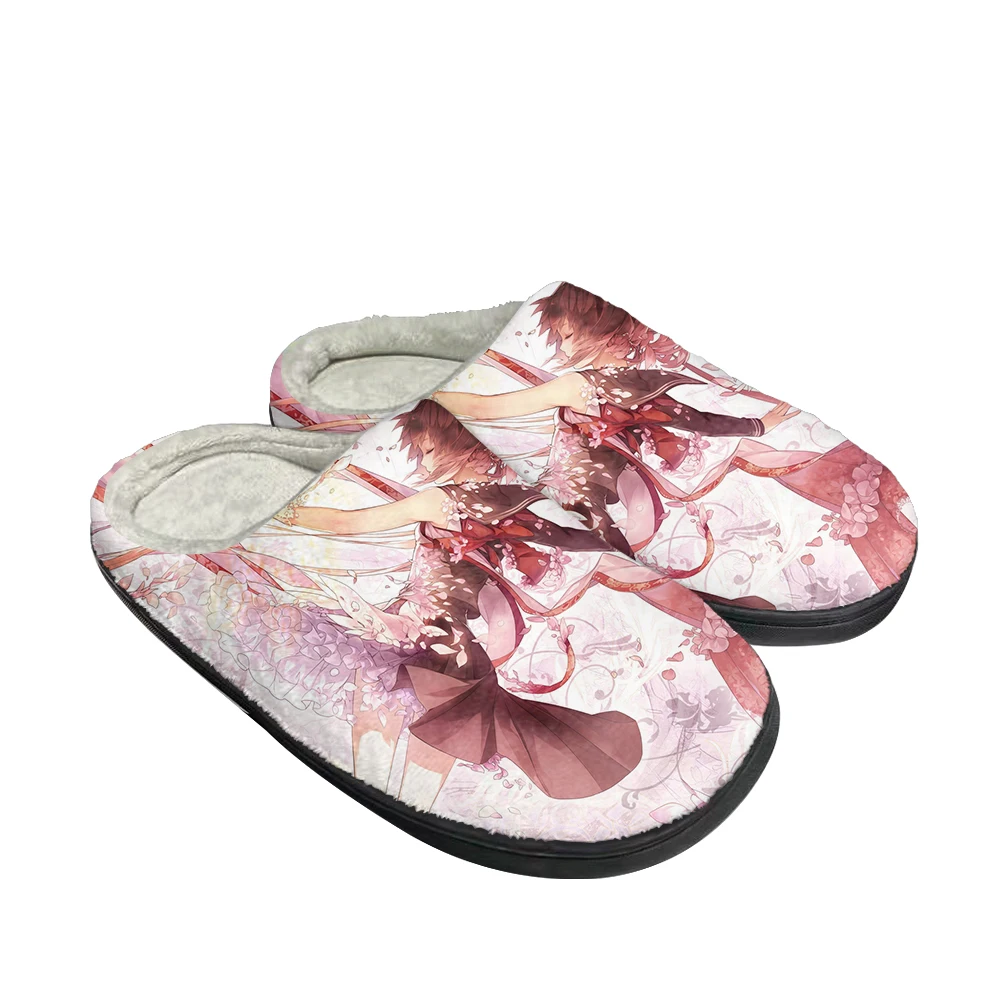 Men Shoes Winter - ホット朝霧彩最新綿カスタムスリッパメンズレディースサンダルぬいぐるみカジュアル保温靴熱快適なスリッパ