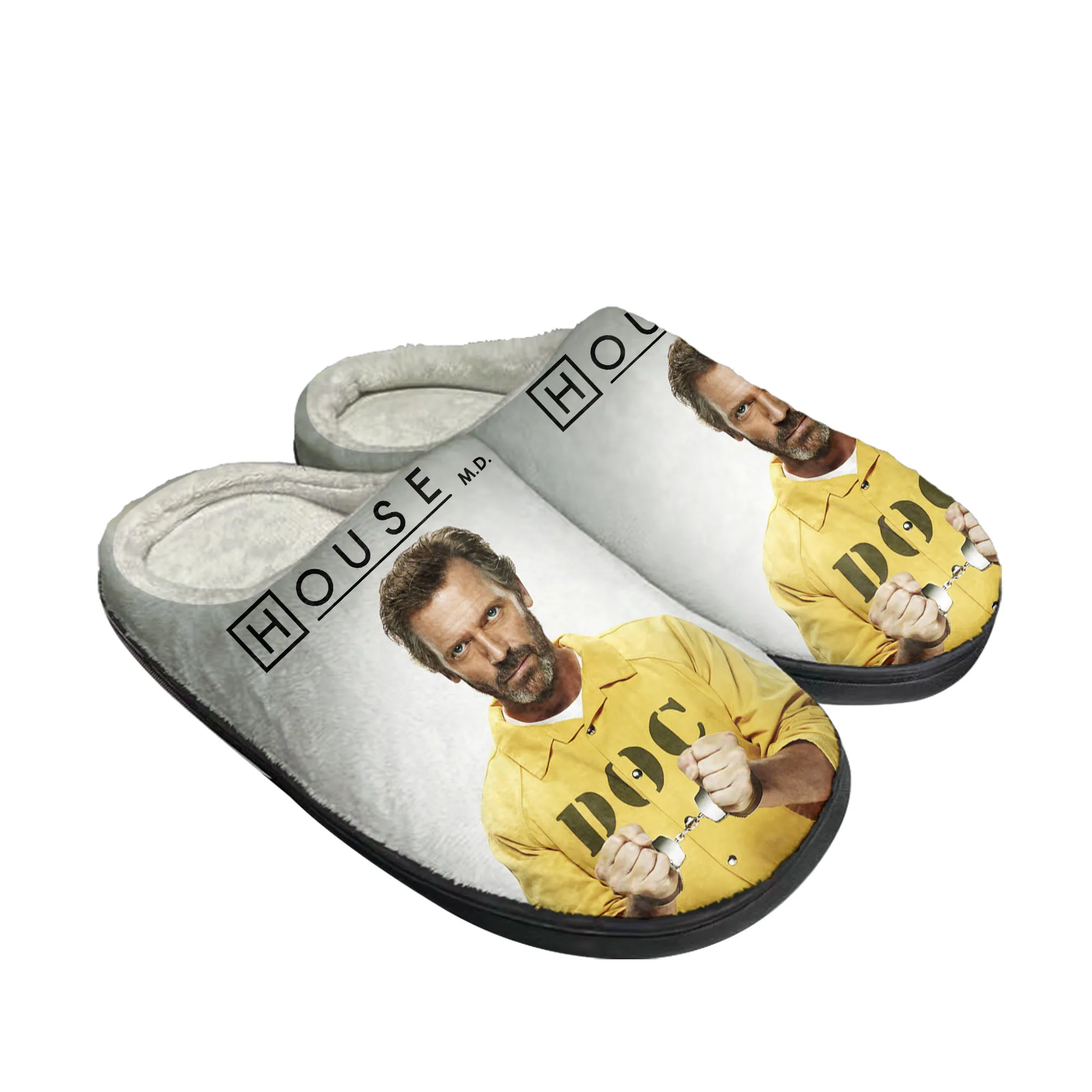 Men Shoes Winter - ハウス・M・D. ホーム綿スリッパメンズレディースローリースリッパぬいぐるみ寝室カジュアル保温靴サーマルヒューカスタマイズ DIY 靴