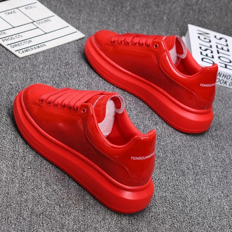 2025年 ラッカー仕上げ ホワイト カジュアルシューズ メ - Men'S Shoes For Tennis のレビューと価格