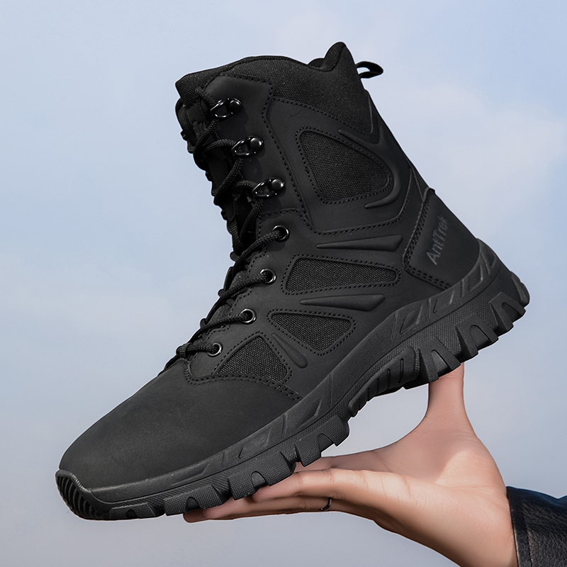 男性軍ブーツ防水安全作業男性戦術ブーツ迅速な応答登山ハイキン - Hiking Boot Waterproof のレビューと価格