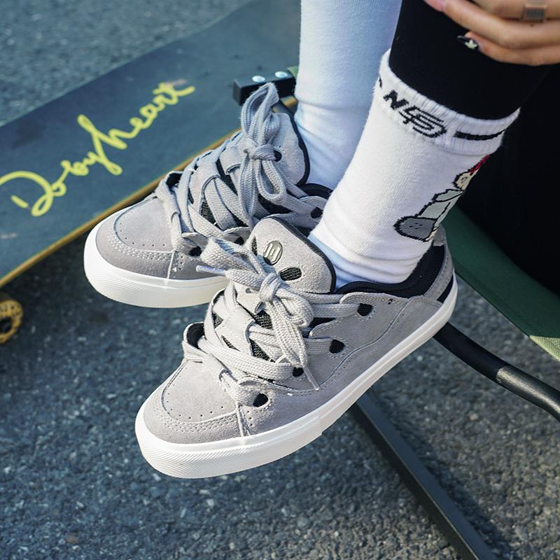 オーリースケート ブレッドシューズ ダークグレー パッチワー - Men Shoes China のレビューと価格
