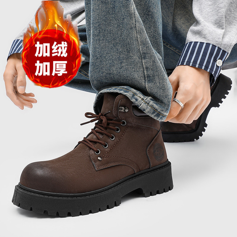 男性ブーツ新しい冬スリッパ暖かい防水ノンスリップぬいぐるみス - Men'S Shoes For Tennis のレビューと価格