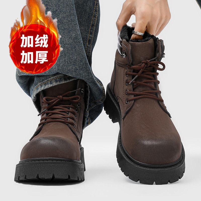 男性ブーツ新しい冬スリッパ暖かい防水ノンスリップぬいぐるみス - Men'S Shoes For Tennis のレビューと価格