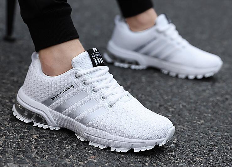 2025 新しいメンズシューズカジュアル白スニーカー夏通気性 - Men Shoes Xxl のレビューと価格