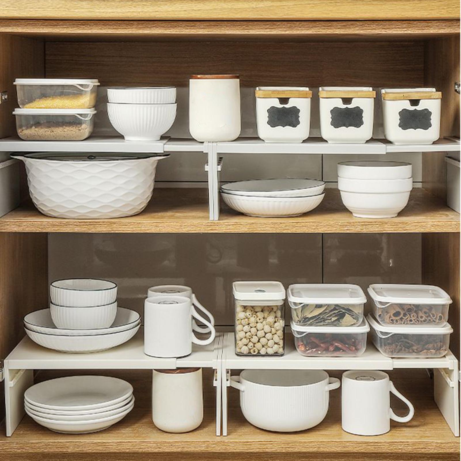 伸縮式キッチン棚 家庭用 縦型積み重ね収納ラック 収納キャビ - Men Shoes Rack のレビューと価格