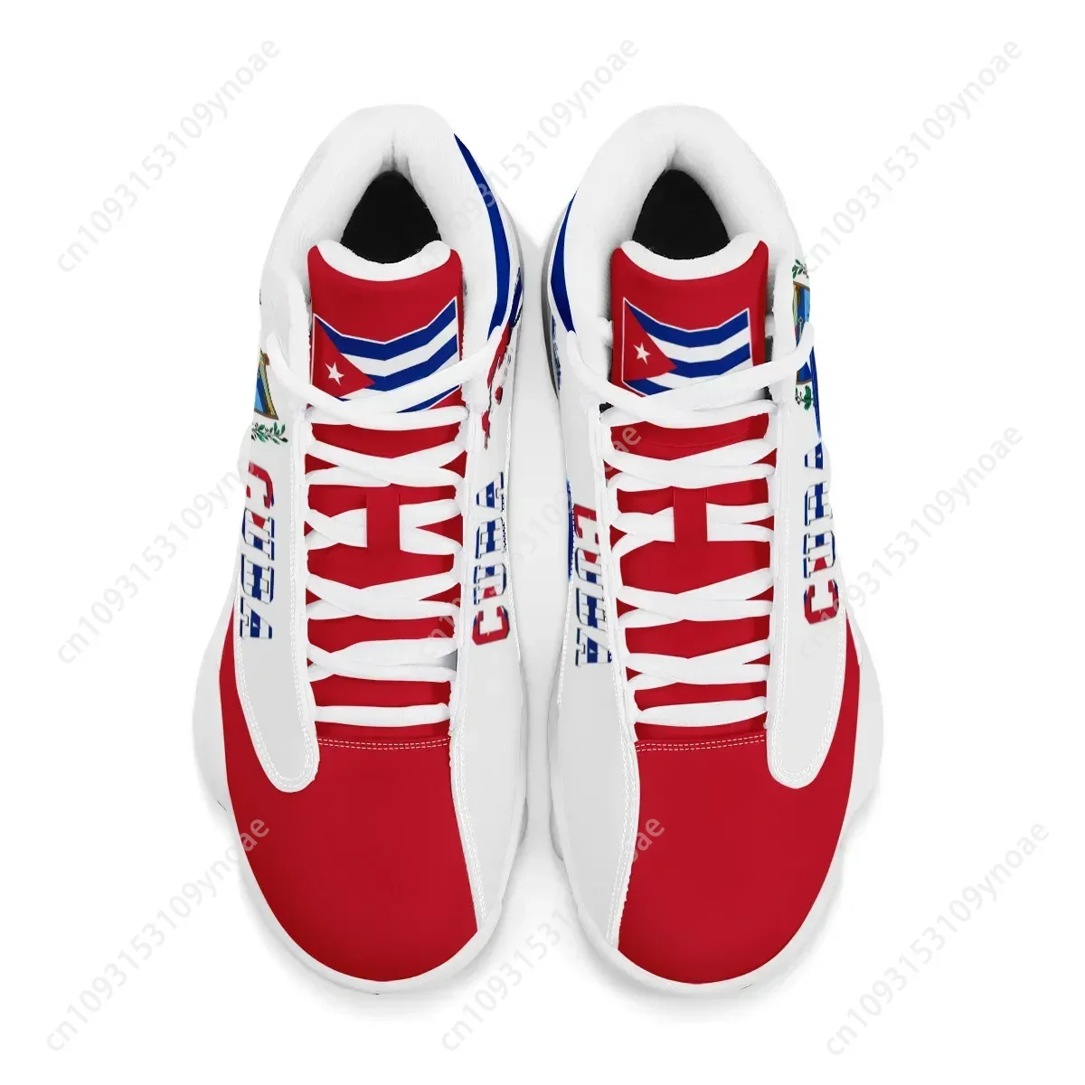 キューバ国旗プリントクール男性バスケットボールスニーカーカス - Men'S Shoes For Tennis のレビューと価格