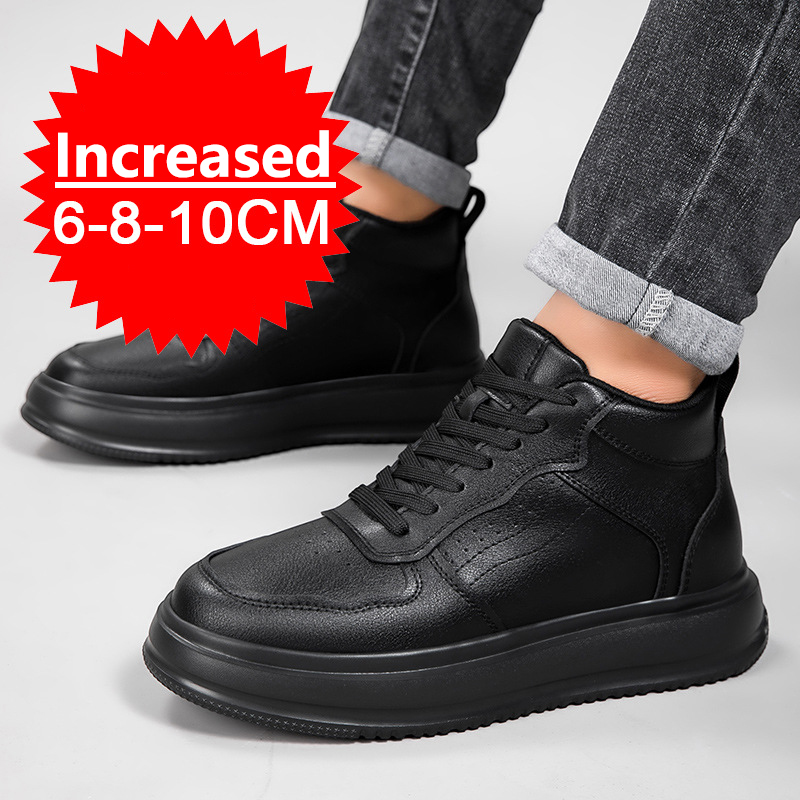 男性用身長アップシューズ スニーカー メンズ 10cm スポ - Men Shoes Xxl のレビューと価格