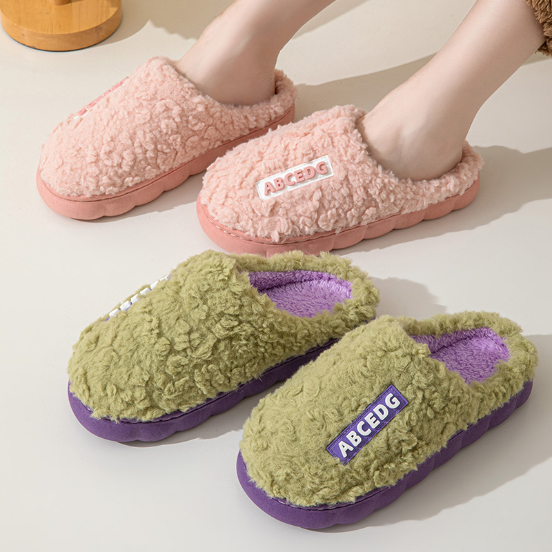 トレンド冬用カップル室内用滑り止め付きメンズ・レディース兼用 - Men Shoes Winter のレビューと価格