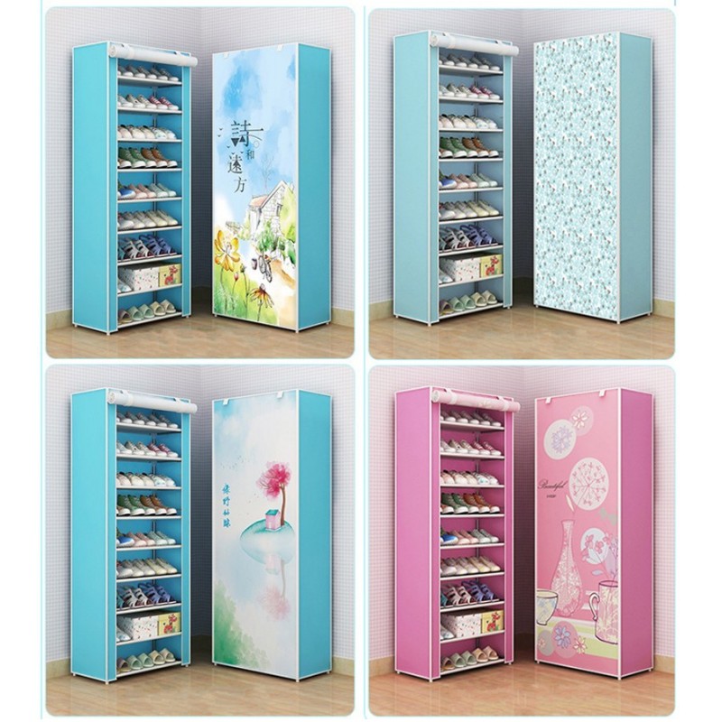DIY-マルチレベルのシンプルなアセンブリ靴ラック,防塵収納 - Men Shoes Rack のレビューと価格