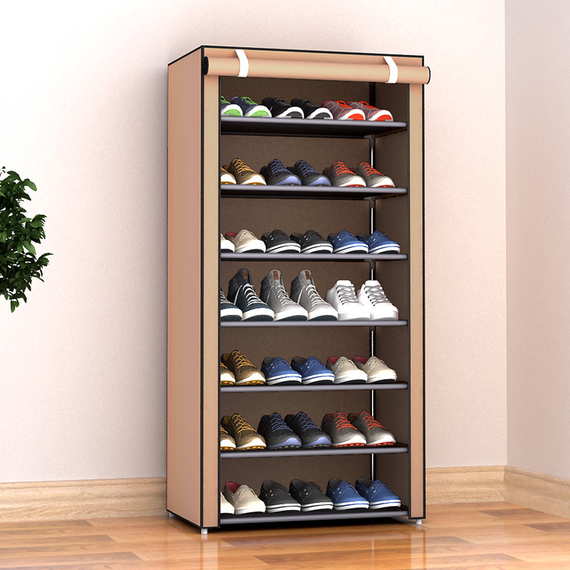 DIY-マルチレベルのシンプルなアセンブリ靴ラック,防塵収納 - Men Shoes Rack のレビューと価格