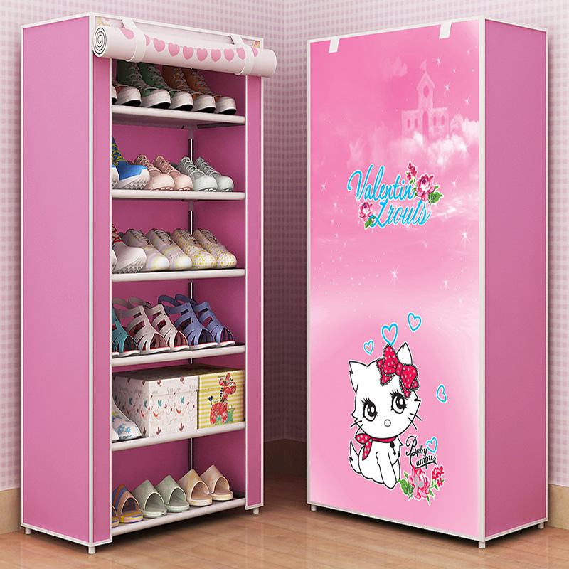 DIY-マルチレベルのシンプルなアセンブリ靴ラック,防塵収納 - Men Shoes Rack のレビューと価格