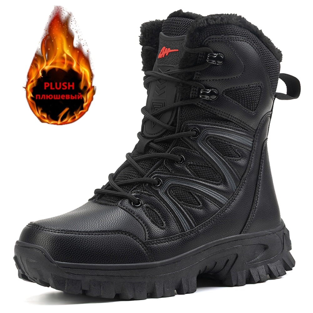 男性冬男性スノーブーツ超暖かい男性ハイキングブーツ高品質防水 - Hiking Boot Waterproof のレビューと価格