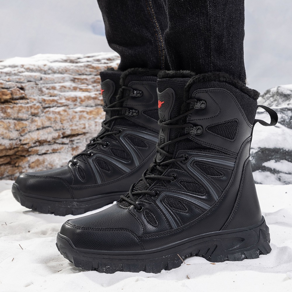 男性冬男性スノーブーツ超暖かい男性ハイキングブーツ高品質防水 - Hiking Boot Waterproof のレビューと価格