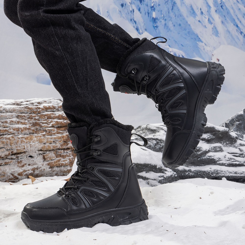 男性冬男性スノーブーツ超暖かい男性ハイキングブーツ高品質防水 - Hiking Boot Waterproof のレビューと価格