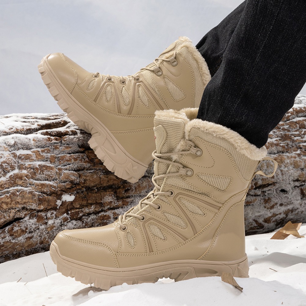 男性冬男性スノーブーツ超暖かい男性ハイキングブーツ高品質防水 - Hiking Boot Waterproof のレビューと価格