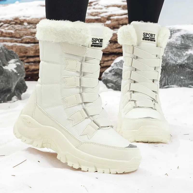 新作冬用レディースブーツ 高品質暖かい女性用スノーブーツ 快 - Hiking Boot Waterproof のレビューと価格
