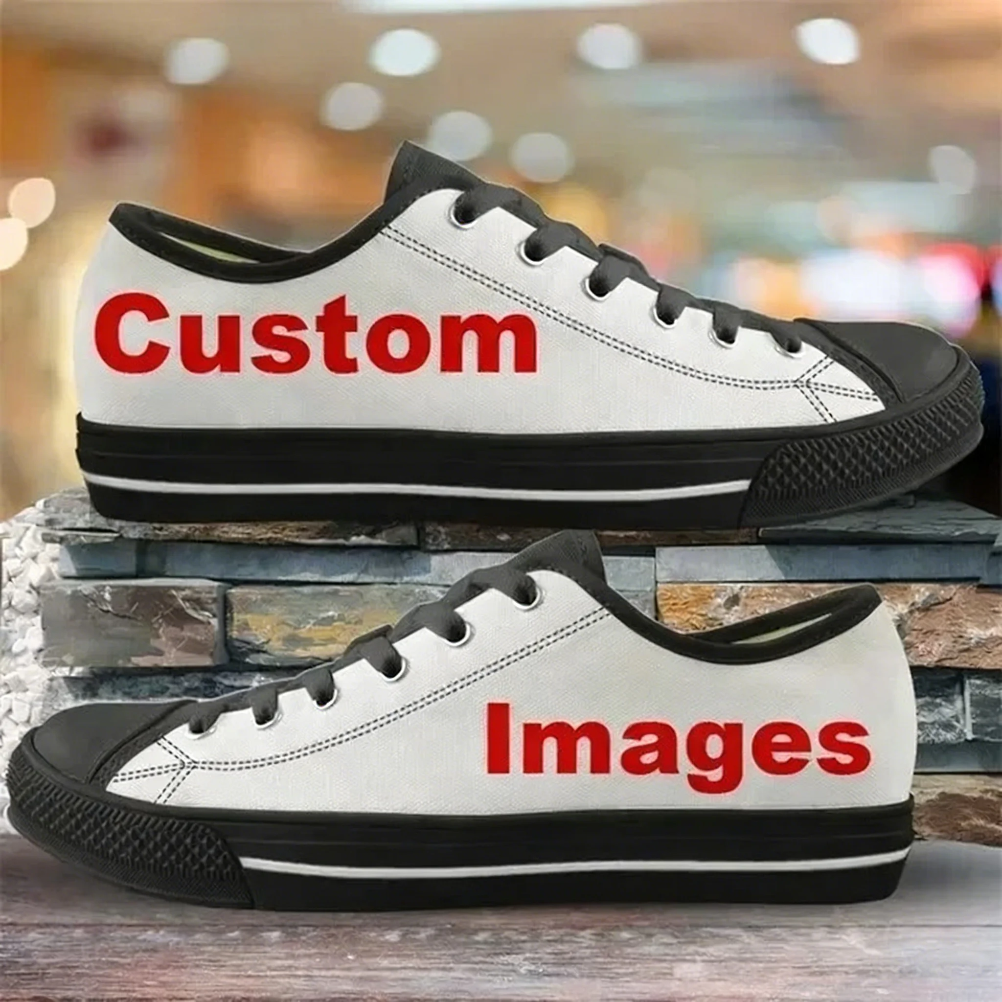 自閉症啓発用キャンサーリボンデザイン レディースキャンバスフ - Men'S Shoes For Tennis のレビューと価格