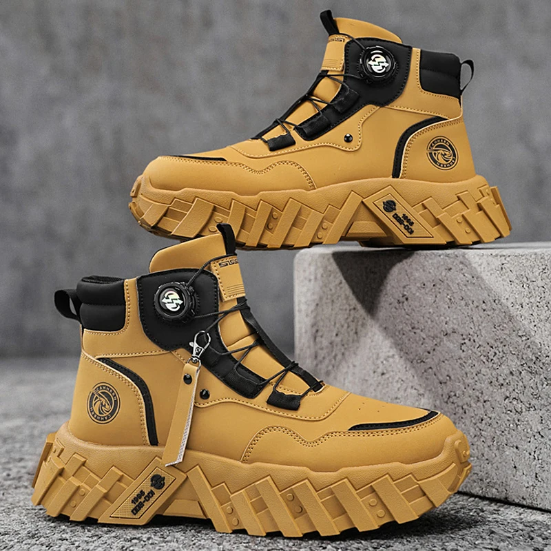 男性用アウトドアハイキングシューズ、戦闘用タクティカルブーツ - Hiking Boot Waterproof のレビューと価格